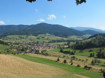 Blick auf Winden im Elztal und den Hrnleberg  Gemeinde Winden im Elztal